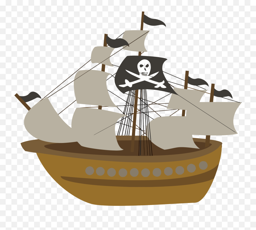 Pirates Clipart Boat Pirates Boat Transparent Free For - Pirate Ship Clipart Emoji,Boat Emoji Png