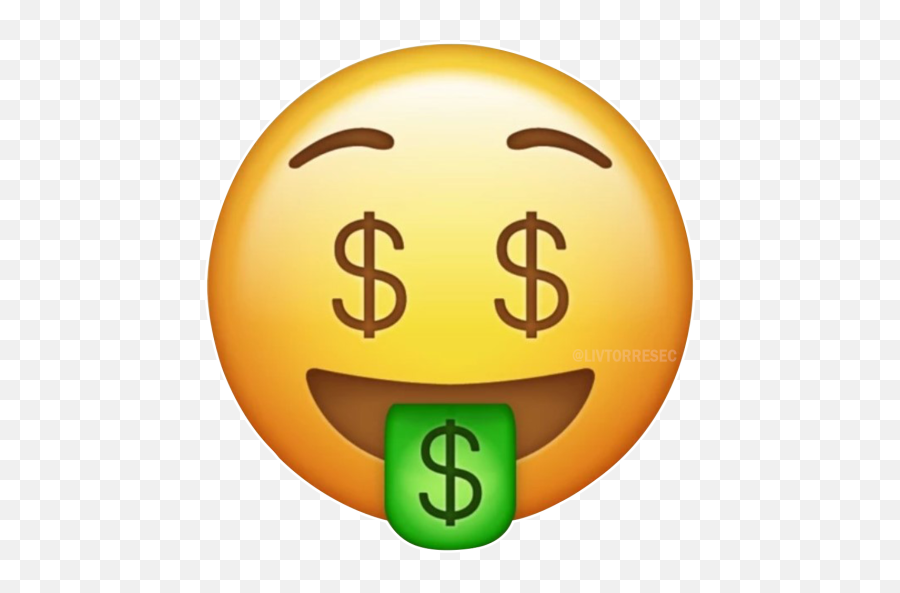 Sticker Maker - Big Emojis Money Emoji Png,How To Get Iphone Emojis On Andrid