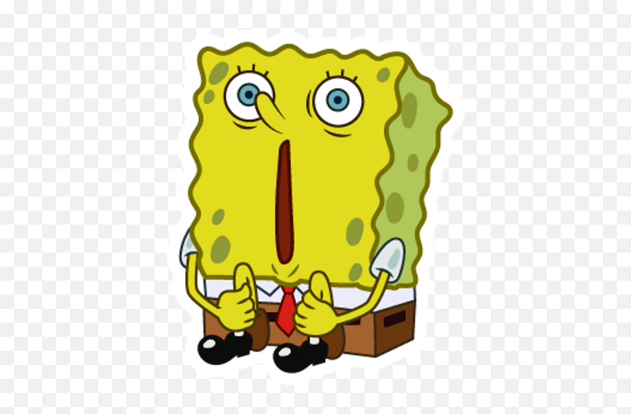 Breathing Spongebob - Sticker Mania Emoji,Ghetto Memes Emojis Squidward