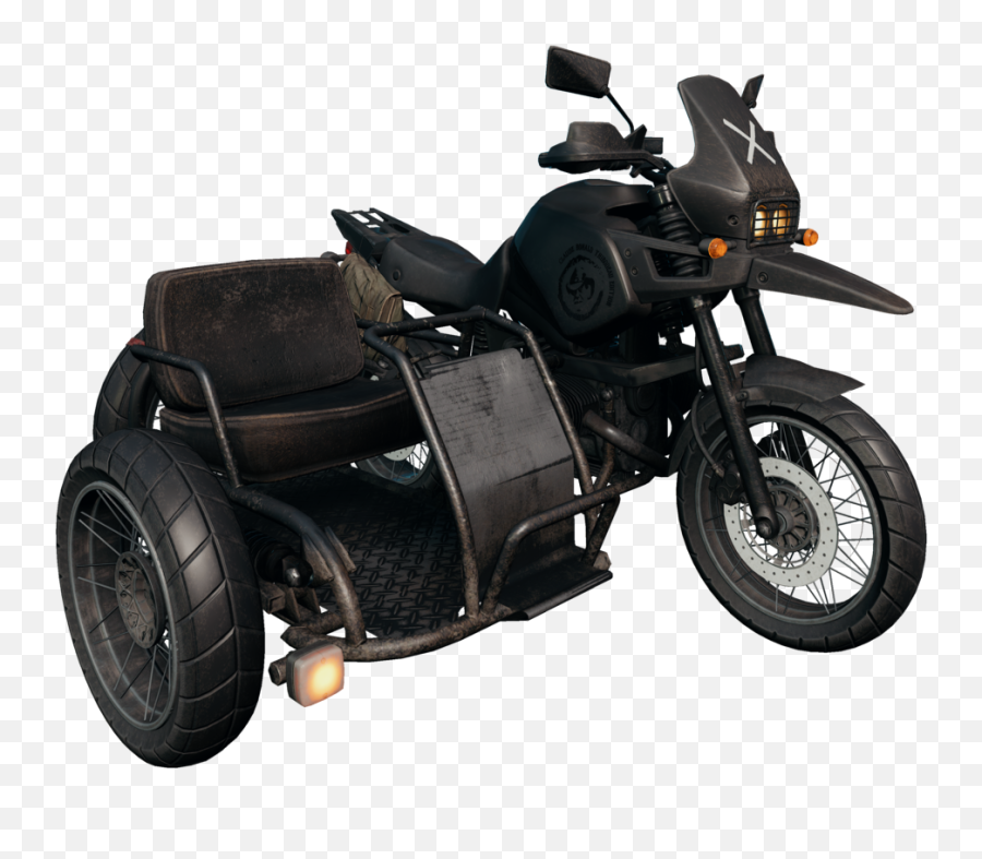 Motorcycle Sidecar - Pubg Mobile Three Wheeler Bike Emoji,Motorcycle Emoticons For Facebook