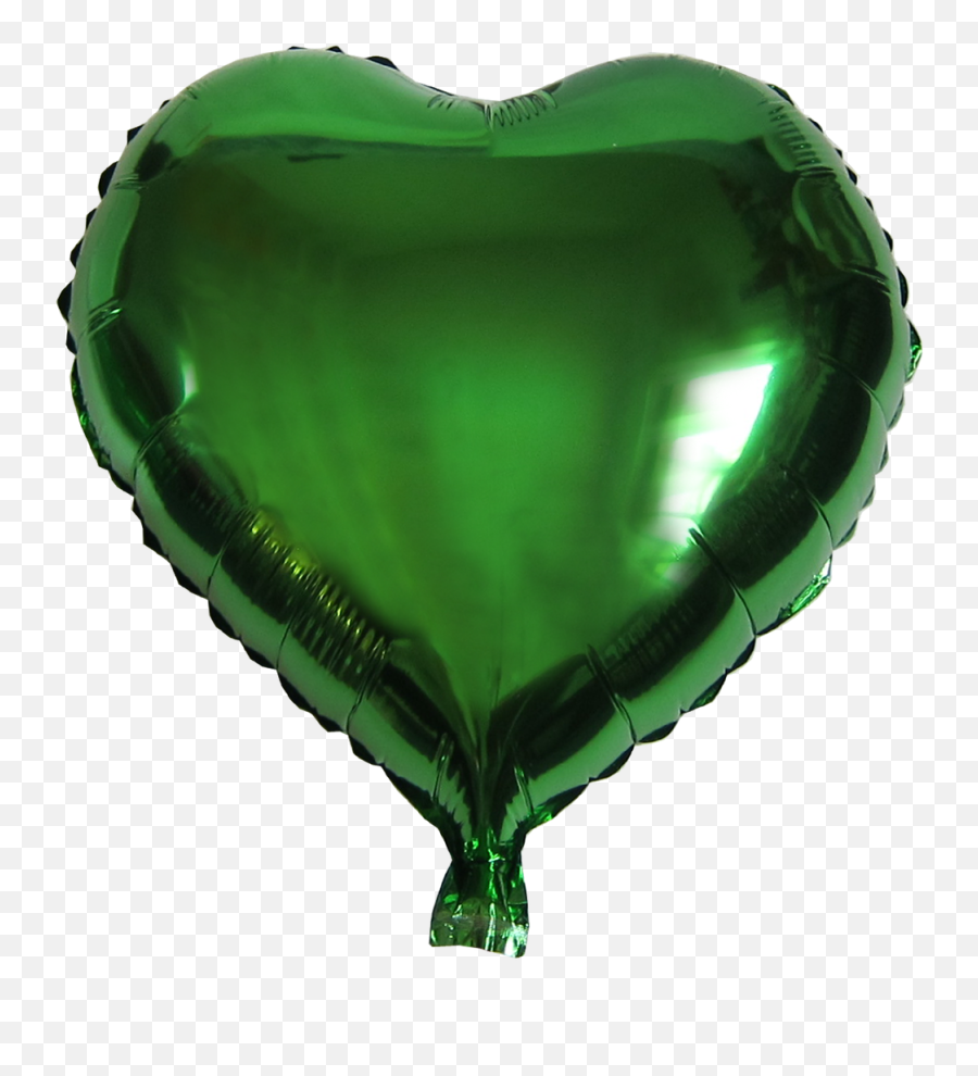 010804455 Cositas Lindas - Green Heart Foil Balloon Emoji,Corazon Verde Emoticon