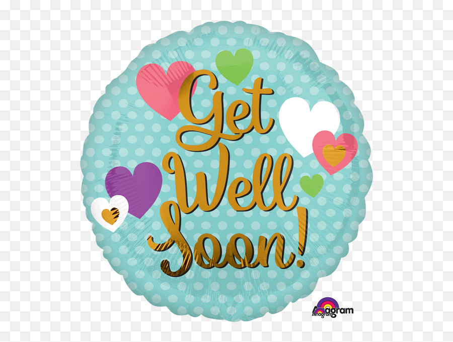 Get Well Soon Balloons Party Supplies Canada - Open A Party Girly Emoji,Get Well Soon, Emoticon