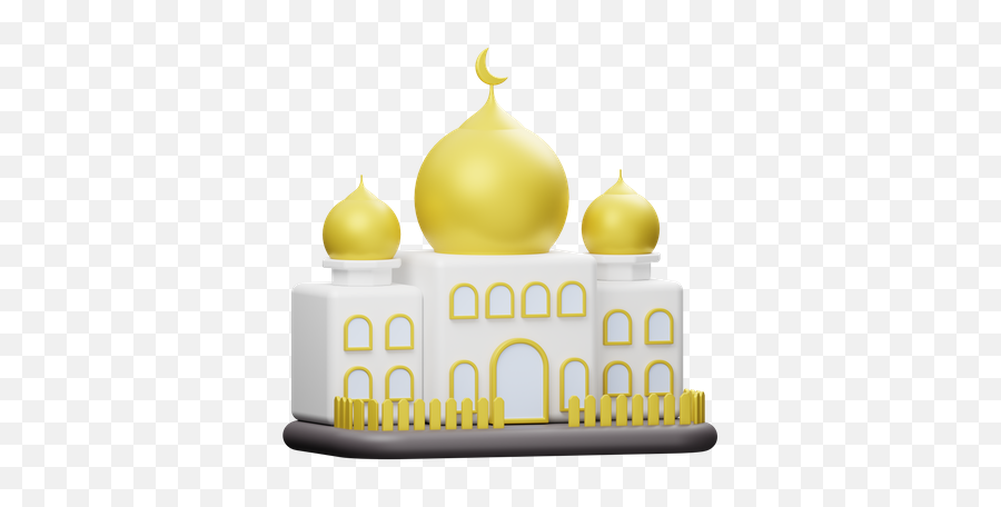 Premium Mosque 3d Illustration Download - Religion Emoji,Masjid Emoji