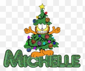 Michelle Name Graphics And Gifs - Animated Gif Garfield Christmas Emoji,Garfield Emoticons