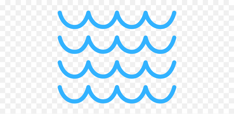 Wave Free Icon Of Water Activity - Icon Gelombang Emoji,Emoticon Shapes Waves