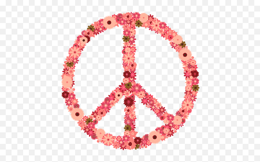 Hippie Peace Symbol With Flowers I Flower Power Costume Emoji,Pics Of Hippie Emojis