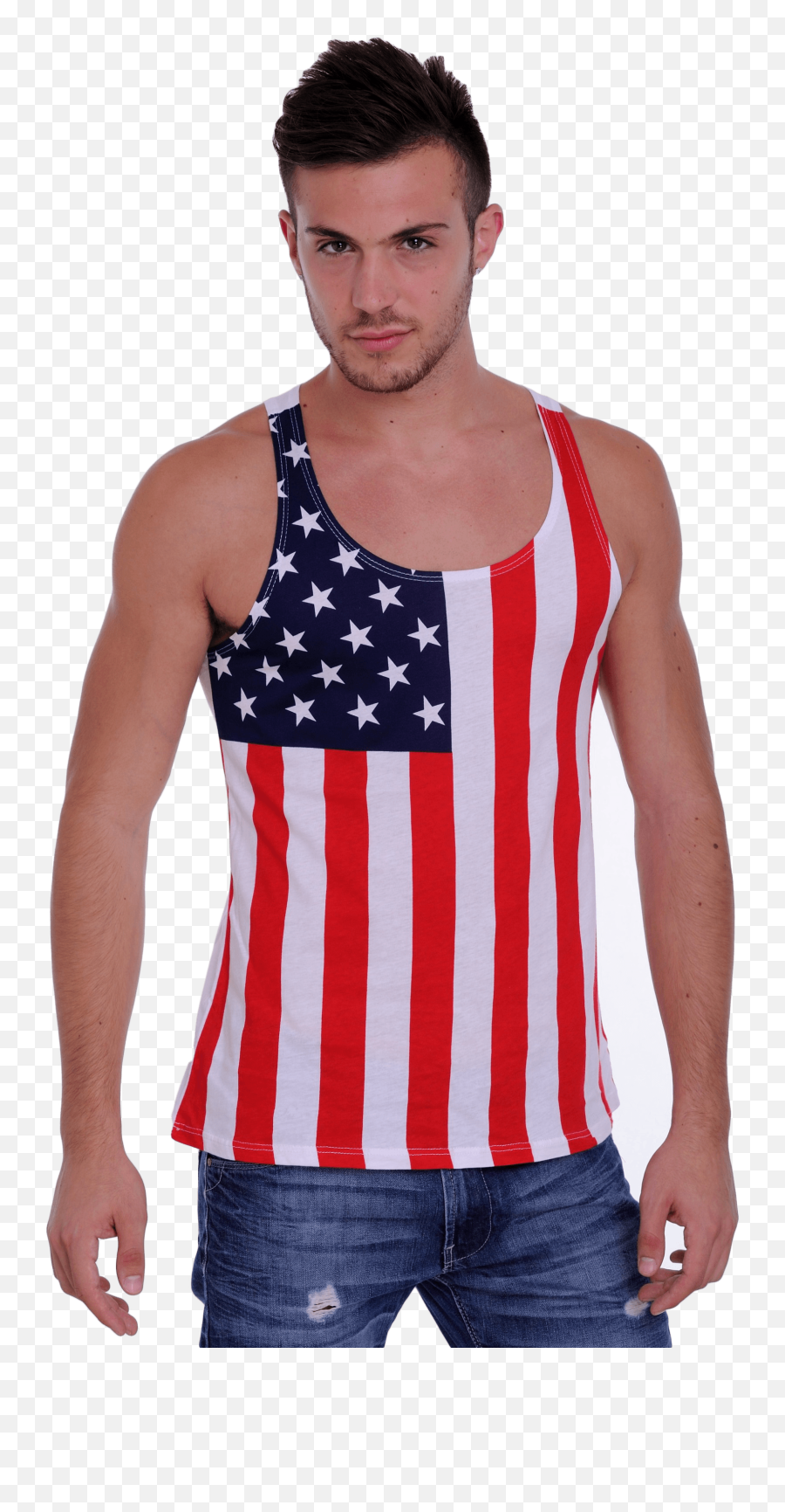 United States American Flag Print Tank Top Mens Patriotic Emoji,Betsy Ross Flsg Emoticon For Android