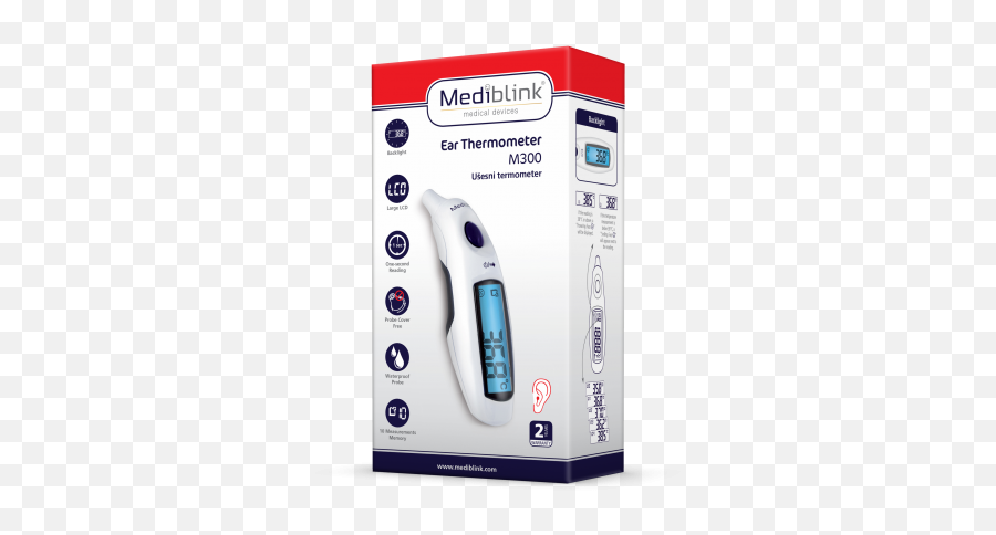 Thermometers Mediblink Ear Thermometer M300 Vsezazd - Beskontaktni Infracrveni Toplomjer Webshop Emoji,Temperature Emoji