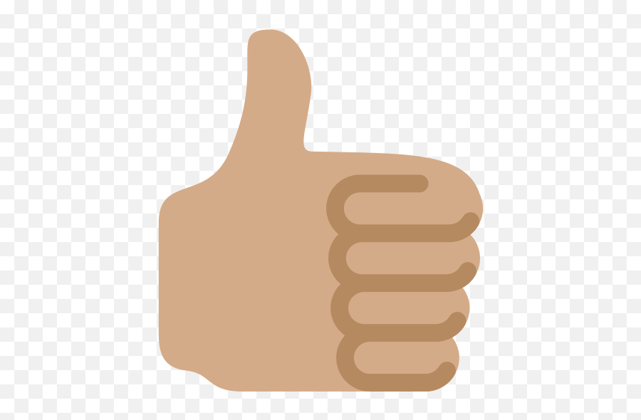 Thumbs Up Medium Skin Tone Emoji,Thuimbs Up Emoticon