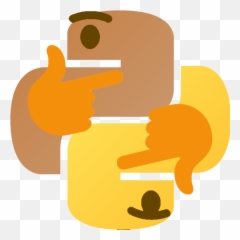 Thonk - Python Thinking Emoji,Thonk Emoji
