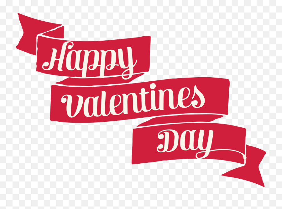 Happy Valentines Day Banner Png U0026 Free Happy Valentines Day - Happy Valentines Day Graphic Emoji,Valentine's Day Emoji