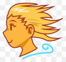 Wind Blowing Face - Wind Blowing Hair Clipart Emoji,Blow Emoji