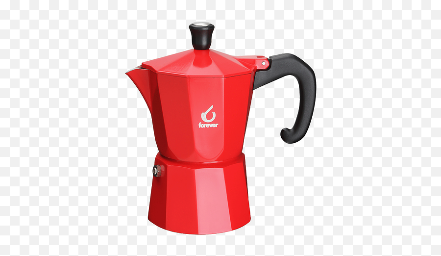 Forever Caffettiera Miss Moka Super Colori 3 Tz Rossa - Kettle Emoji,Emoticon Fischio