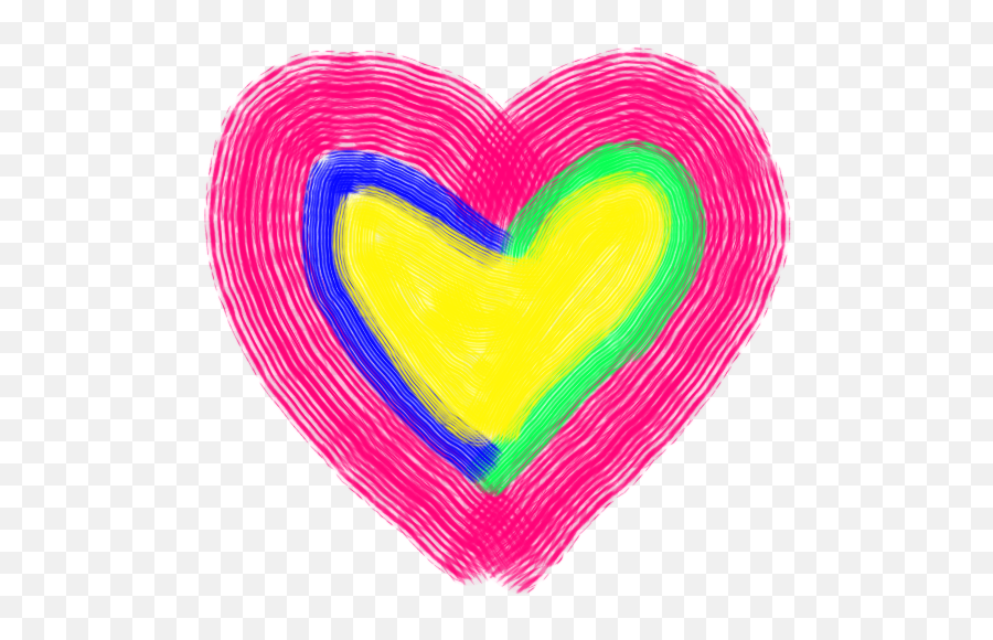 Lgbt Pansexual Pollysexual Hearts Sticker By Name - Girly Emoji,Pansexual Symbol Emoji