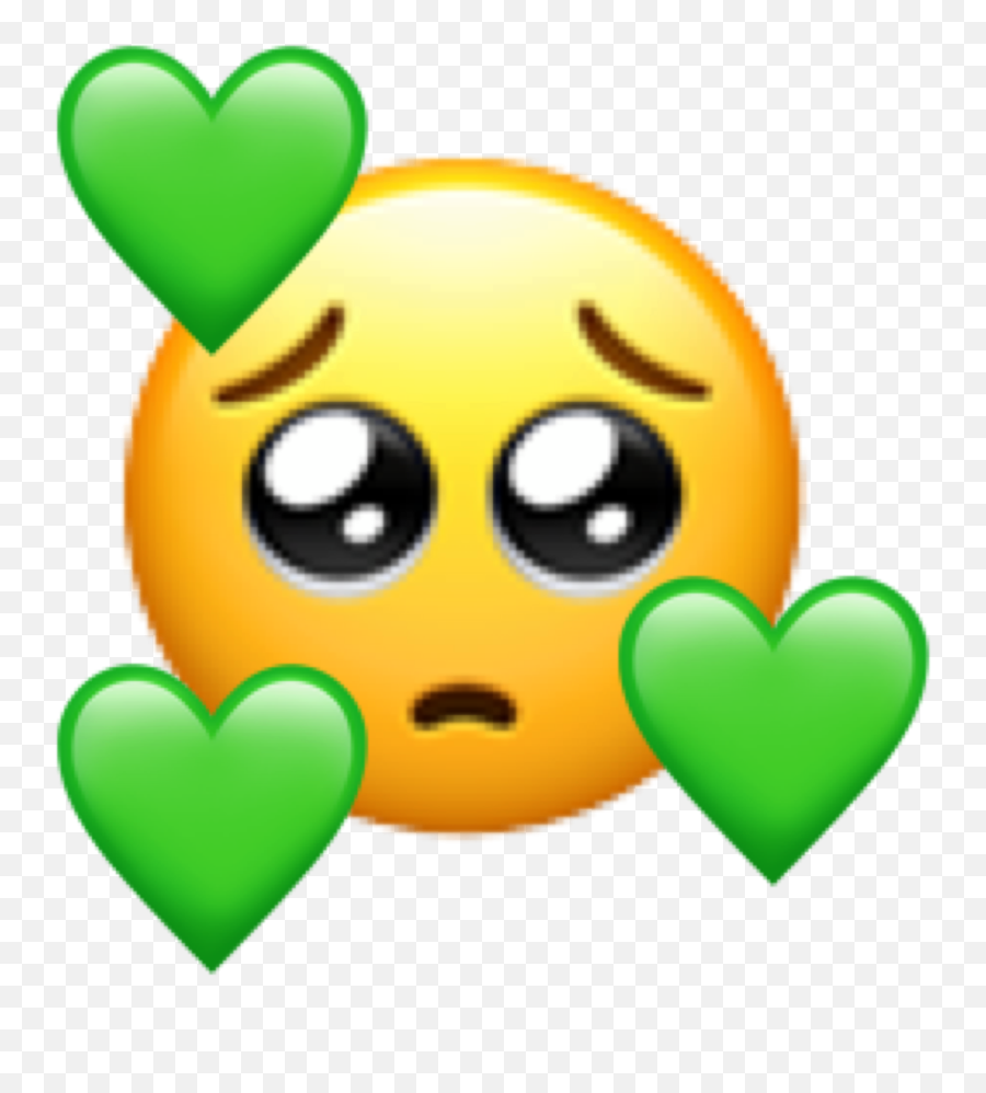 Jelly Emoji Green Sticker - Crying Emoji Heart Broken,Jelly Emoji