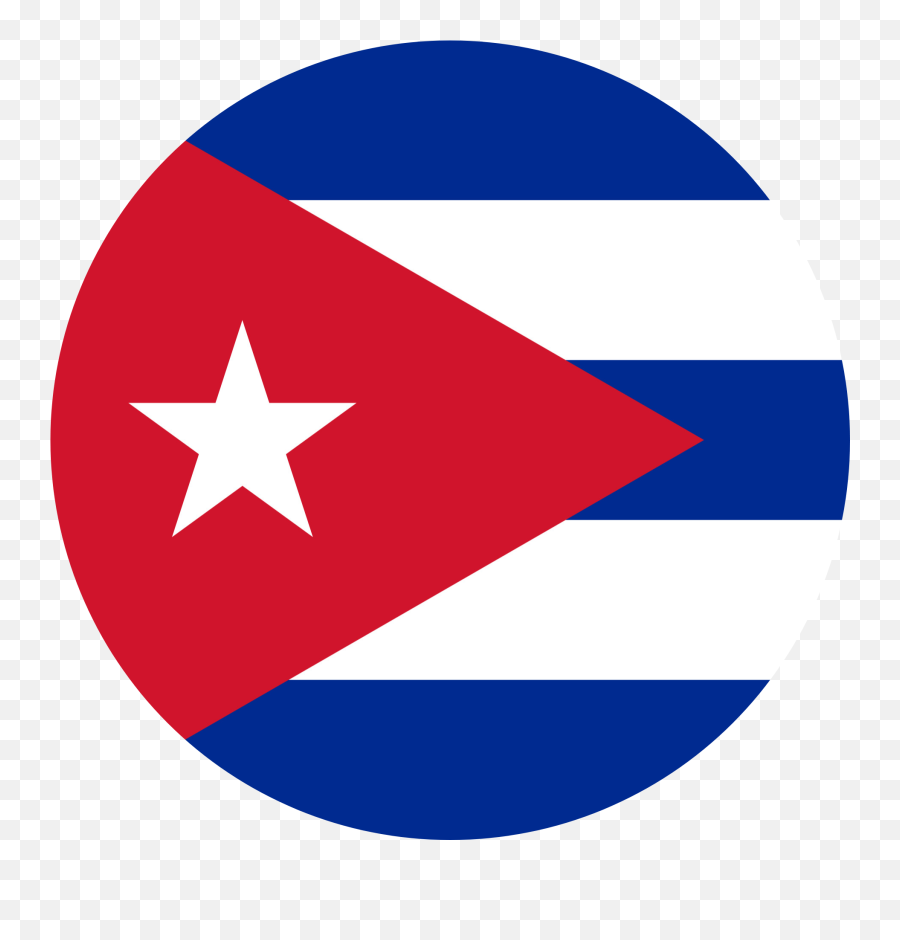 Cuba Flag Emoji - Cuba Flag Round,Croatia Flag Emoji