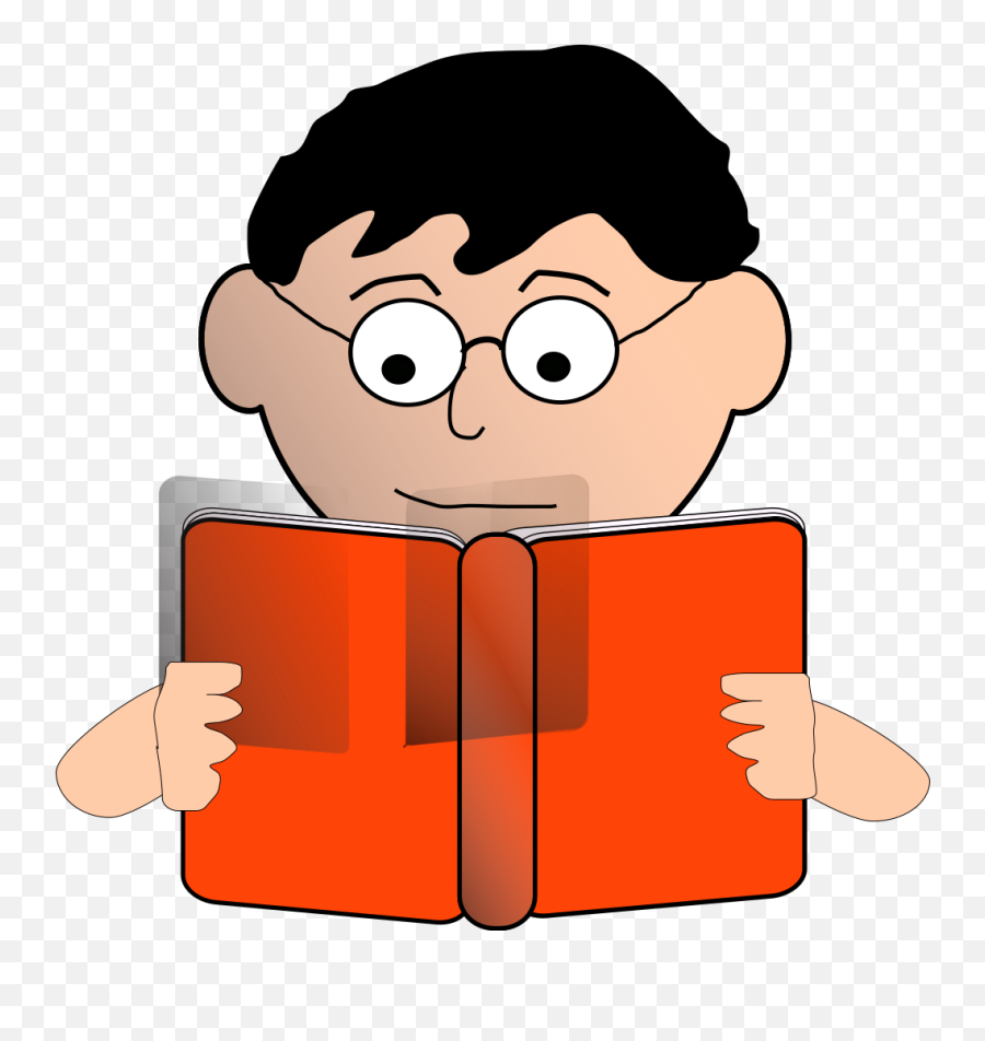 Man Reading With Glasses Png Svg Clip Art For Web - Reading Clipart Gif Emoji,Emoji With Reading Glasses