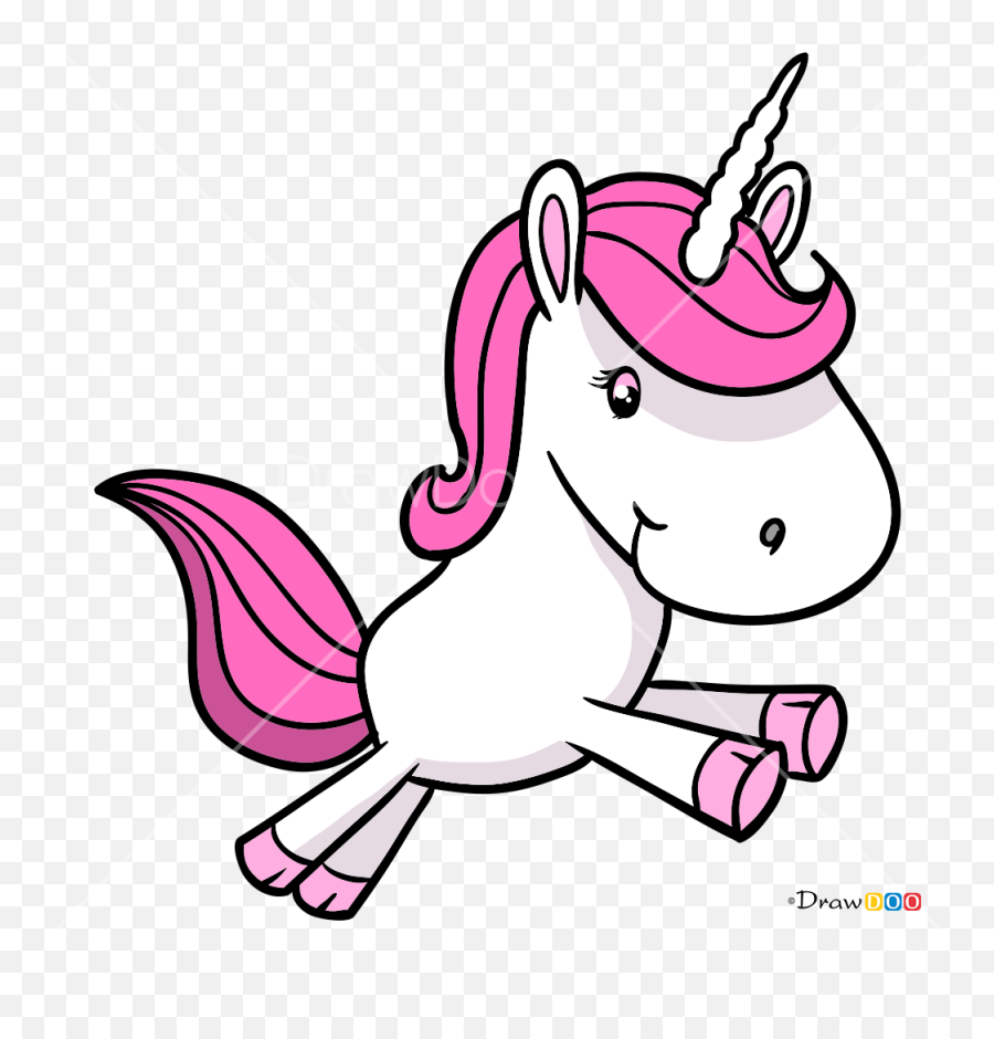 Draw Cute Unicorn Horses And Unicorns - Draw A Cute Unicorn Drawing Emoji,Candy Pony Emotion Pets