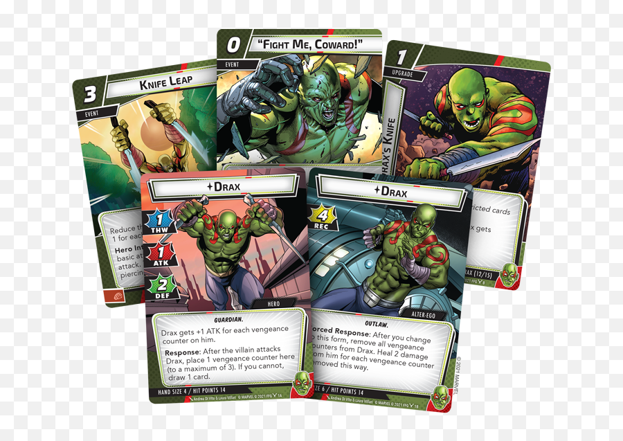 Fantasy Flight Games - Marvel Champions Drax Emoji,Mantis Drax Emotion