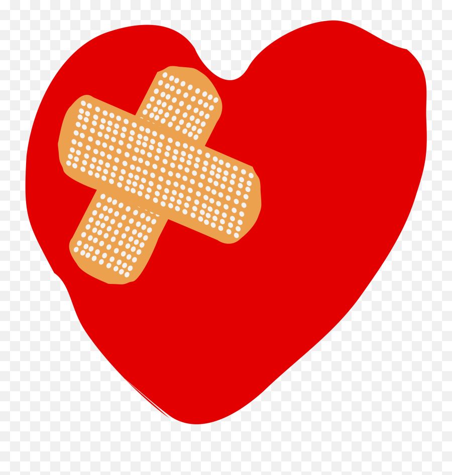 People Clipart Broken Hearted People Broken Hearted - Heart With Bandaid Png Emoji,Heartbreak Emoji