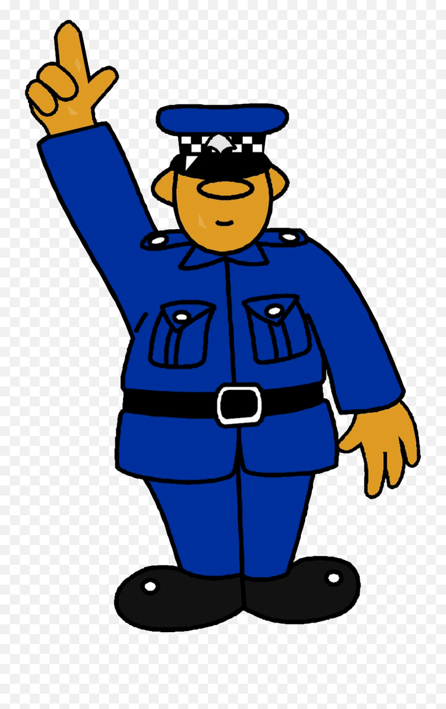 Officer Cartoon Clip Art Gesture - Traffic Police In Cartoon Cartoon Traffic Police Emoji,Police Emoji
