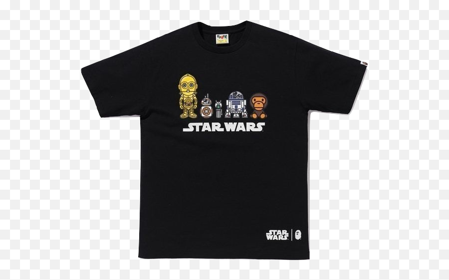A Bathing Ape X Star Wars Droid Tee - 1996 Cradle Of Filth Shirt Emoji,Star Wars Emojis Node.js