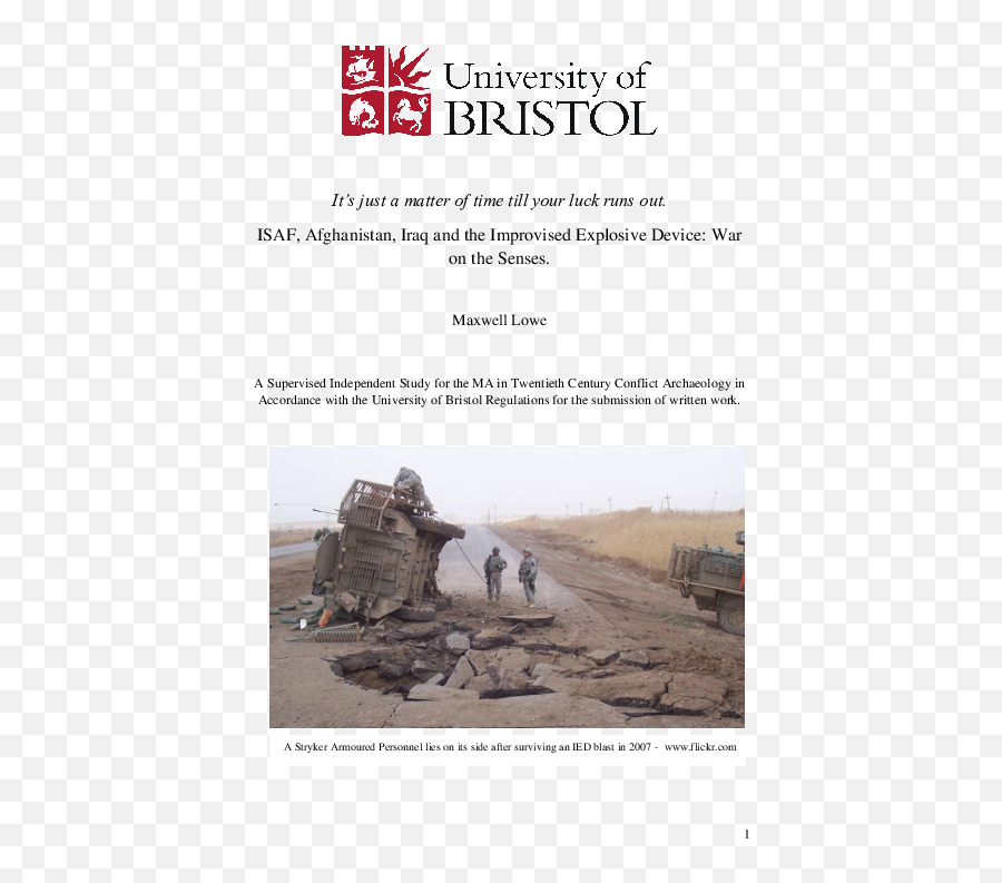 Iraq And The Improvised Explosive - Iav Stryker Emoji,Explosive Waves Of Emotion