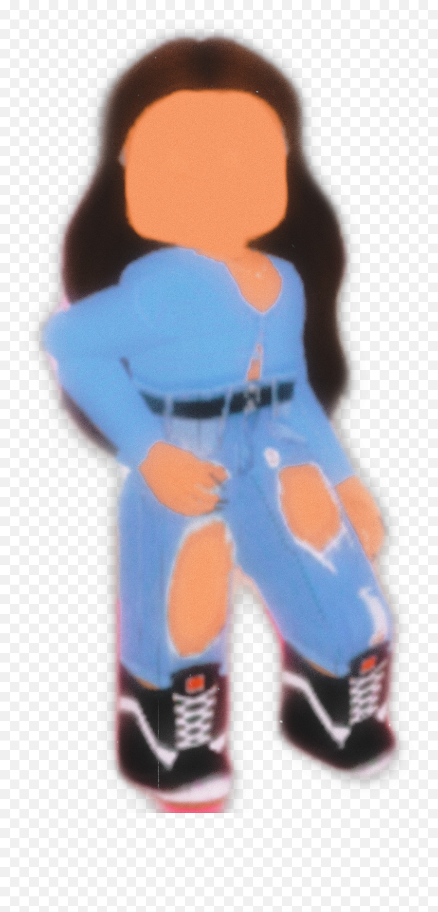 Roblox Gfx Robloxgirl Sticker By C H E R R I E L L E - Fictional Character Emoji,Images Of Emojis With Roblox