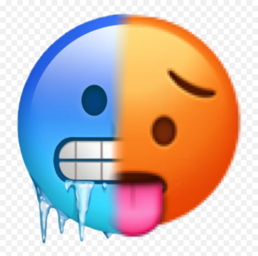 Frio Calor Sticker - Happy Emoji,Emojis De Frio