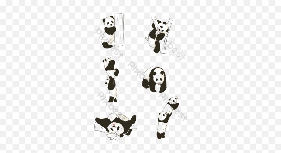 Panda Emoji Pack Collection Png Images Psd Free Download - Fictional Character,Patriotic Emojis