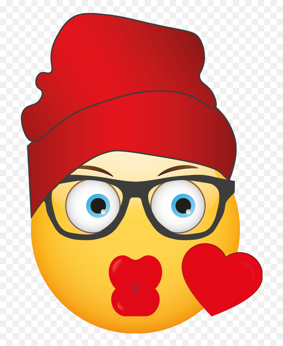 Vinilo Para Pared Lindo Diseño De Emoji De Dama - Happy,Emojis Corriendo