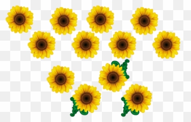 Aplique Cartonado Girassol - Piffer E Cia Girassol Para Topo De Bolo Emoji,Apliques De Emotions Em Eva