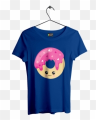 Mens Polo With Print Pink Donut With A Emoji,B3c Emoticon