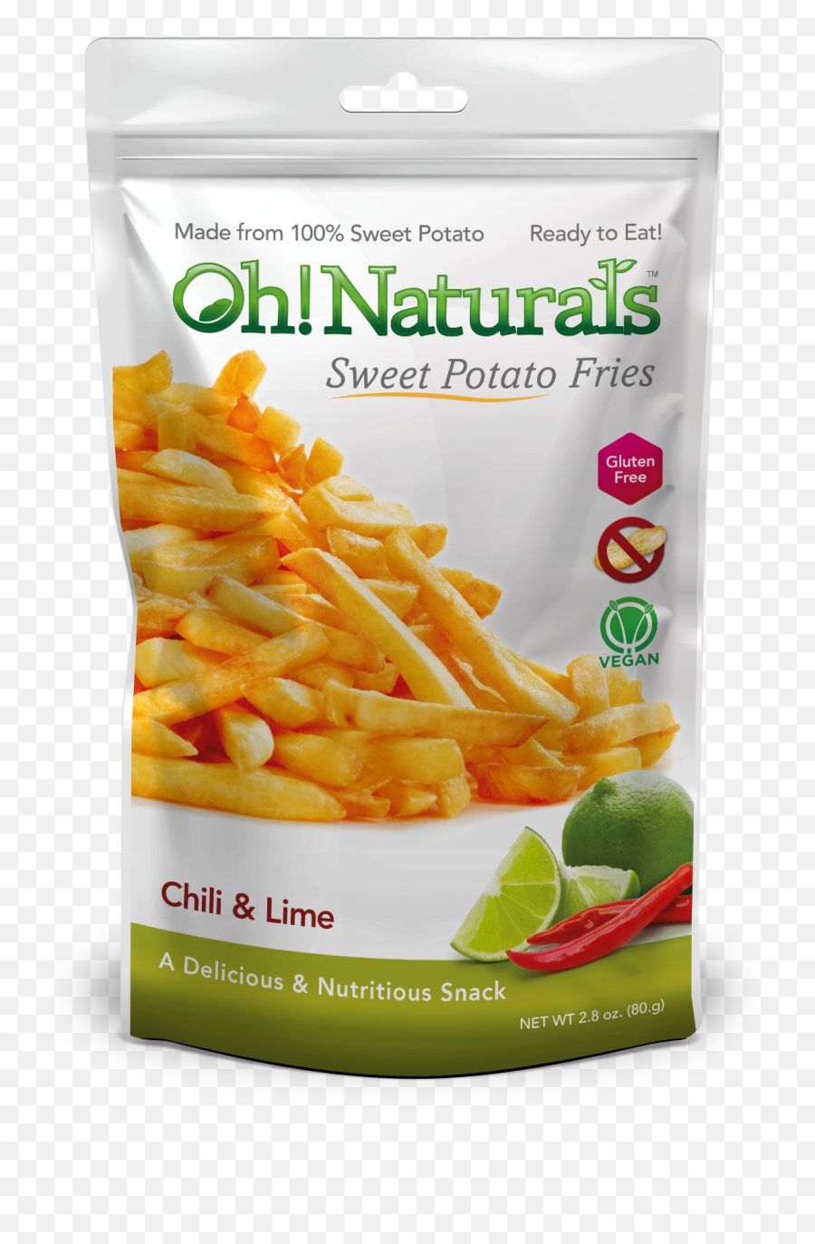 Perk Hero Curated Gift Cards Products - Oh Naturals Sweet Potato Fries 80 G Emoji,Bling Iron On Emojis