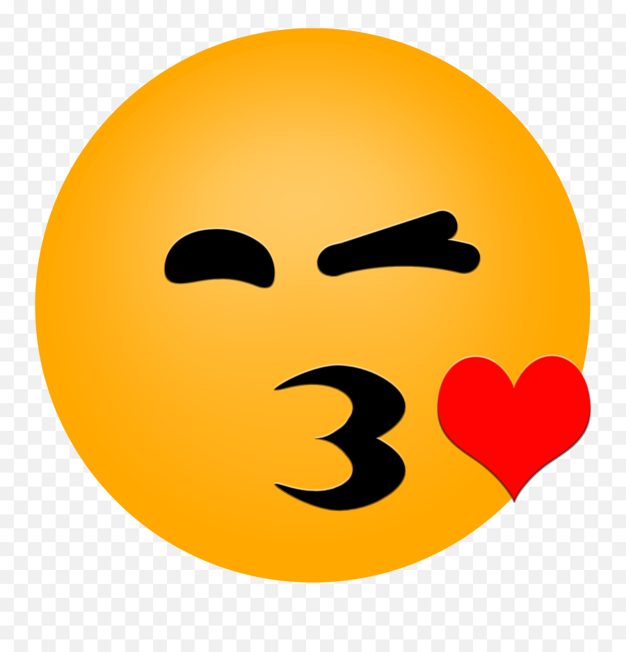Emojis - Happy Emoji,Winky Kiss Emoji