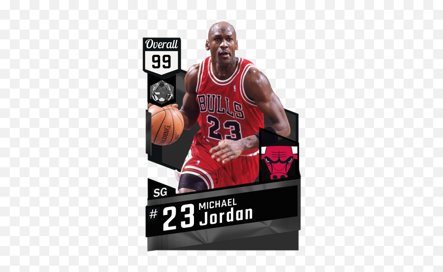 96 Michael Jordan - Michael Jordan Nba2k Card Emoji,Nba 2k17 Dunk Emotion List