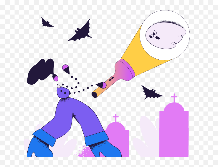 Smiling Ghost Clipart Illustrations - Fiction Emoji,Smiling Ghost Emoji