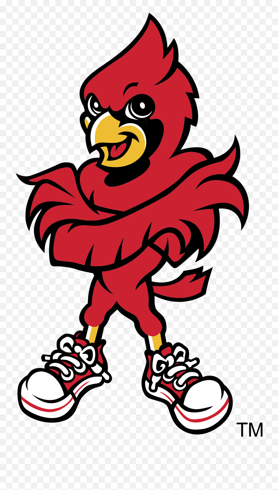 Free Cardinals Logo Png Download Free - Logo Louisville Cardinals Mascot Emoji,Stl Cardinals Emoticon
