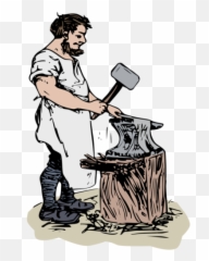 Free Png Images U0026 Free Vectors Graphics Psd Files - Dlpngcom Blacksmith Cartoon Black And White Emoji,Blacksmith Emoji Png