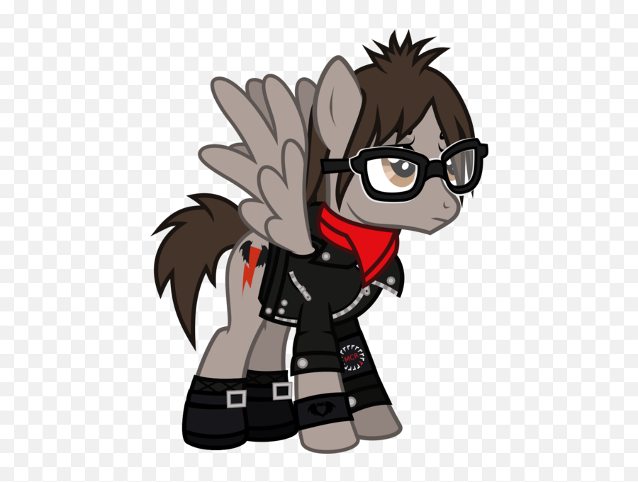 Lightningbolt Pegasus - My Chemical Romance Pony Emoji,Watch Dogs Emotion Goggles