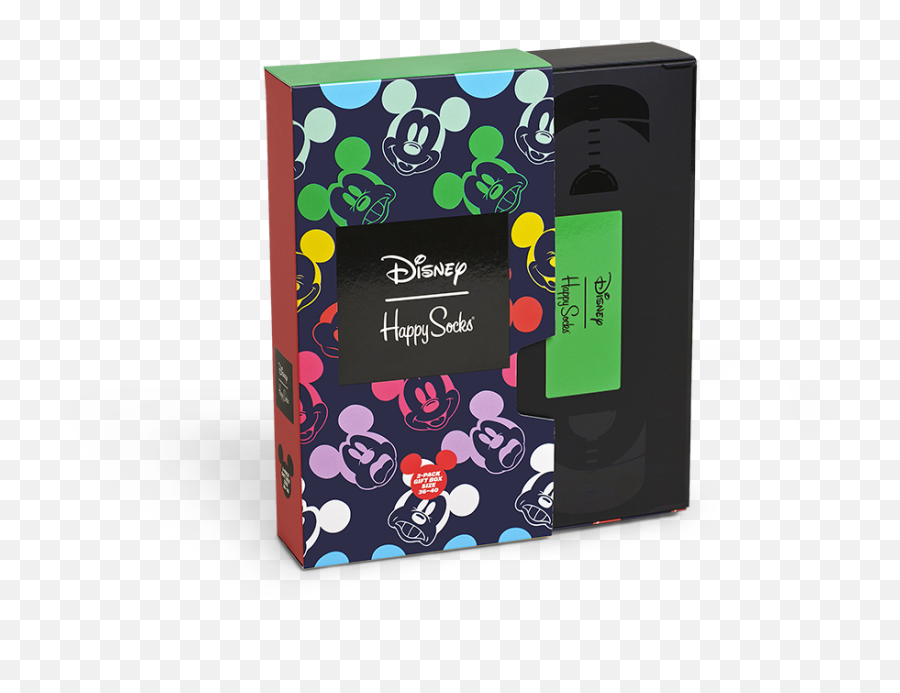 Disney X Happy Socks Gift Box 2 - Happy Socks Giftbox Disney Emoji,What Is Emoticon That Looks Like A Rectangle With An X In It