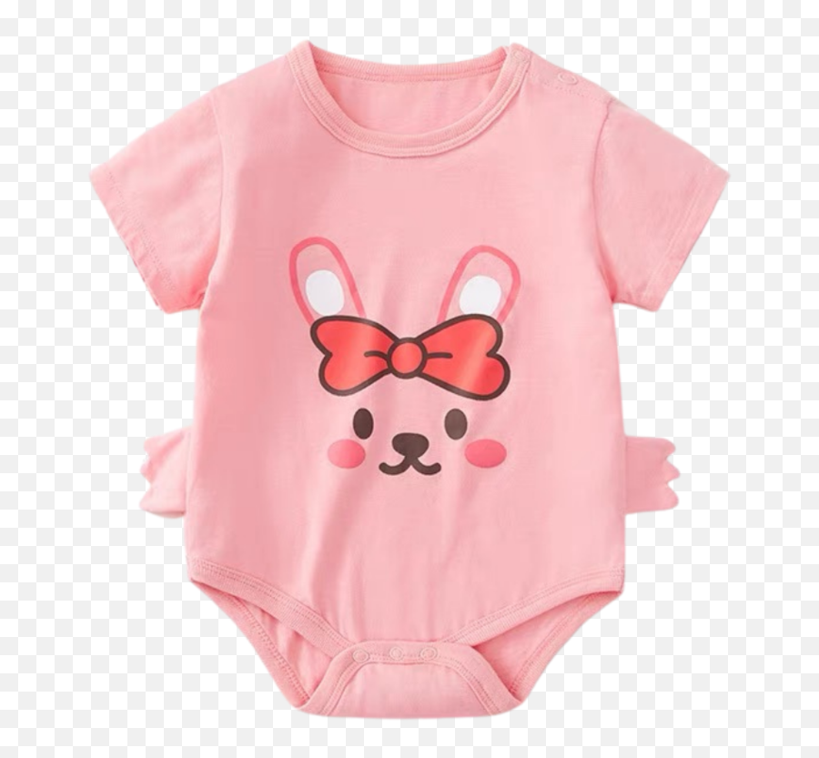 Cheeky Baby Bodysuit Bunny U2013 Dressedingabe Emoji,Little Pink Heart Emojis On Snapchat