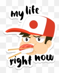 Sushi Stickers For Imessage By Thomas Connelly - Language Emoji,They See Me Rollin They Hatin Emoji