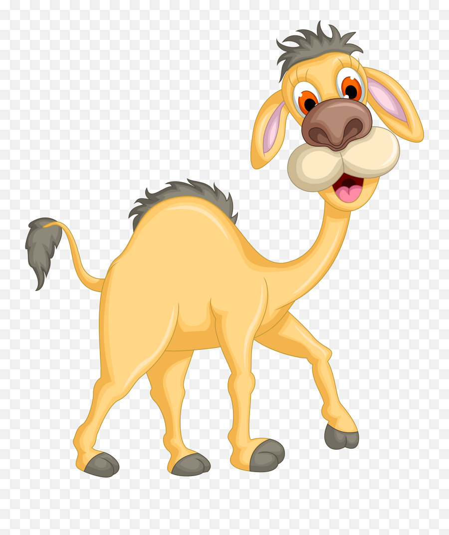 Cute Camel Cartoon Png Clipart - Transparent Camel Cartoon Png Emoji,Ostrich Emoji