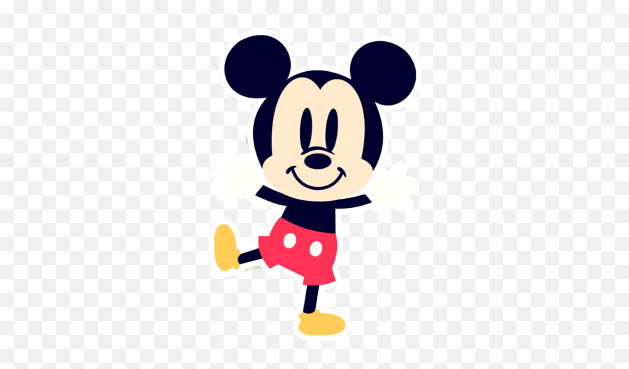 Disney Mickeymouse Mickey Cute Sticker - Mickey Mouse Tierno Emoji,Disney Emotions