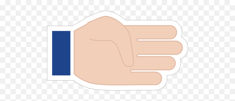 Hands Four Fingers Lh Emoji Sticker,Emoticon Clipart Hands