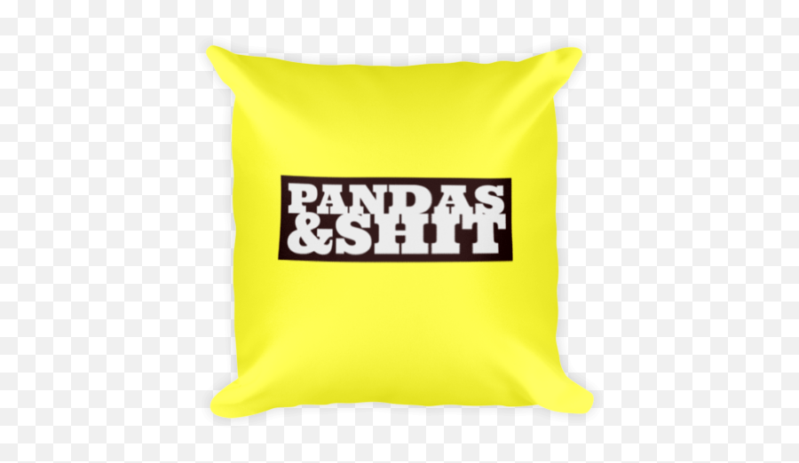 U1f4a9 Emoji Square Pillow Pandas U0026 Shit Online Store - Decorative,Emoji Pillow