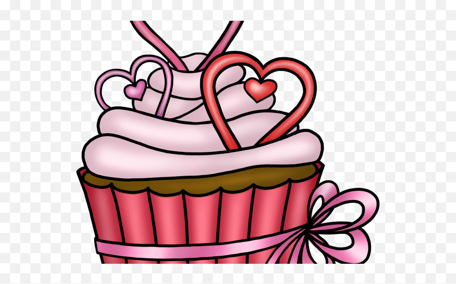 Clipart Heart Cake Png Transparent Png - Cake With Heart Clipart Emoji,Heart Emoji Cake