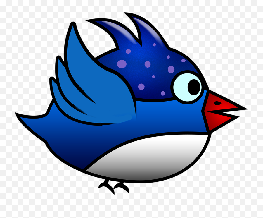 Blue Bird Animal Free Picture Transparent Cartoon - Jingfm Language Emoji,Blue Bird Emoji