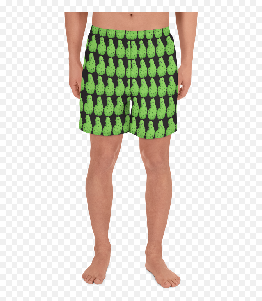 Soursop Athletic Long Shorts Emoji,Pickle Emoji Apple